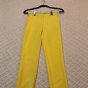 Zara yellow dress pants